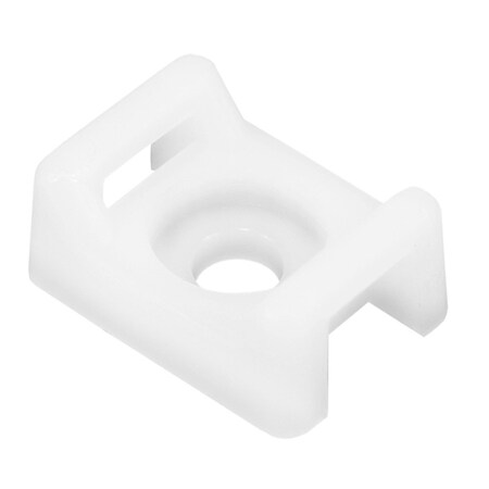Pacer Group Pacer Screw Down Cable Tie Mount - No 10 Screw Mount Method - Natural Color - 100 Pack CTM3S10-100